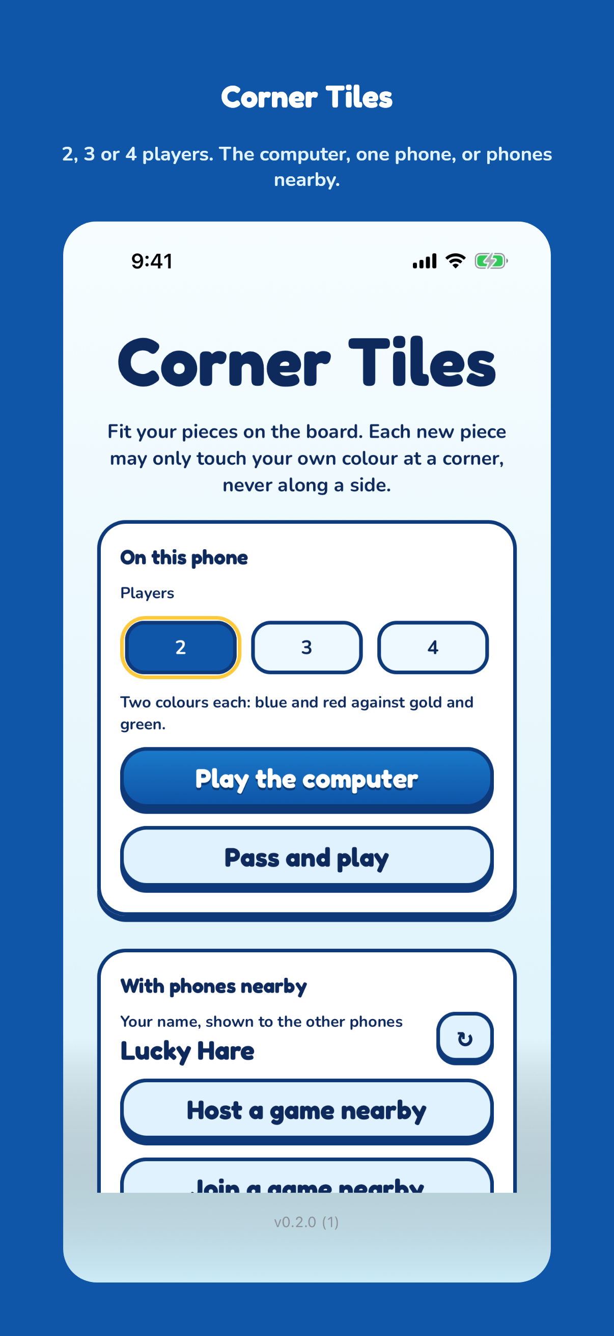 Corner Tiles on iPhone 6.1”