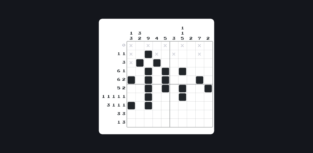 Nonogram store artwork