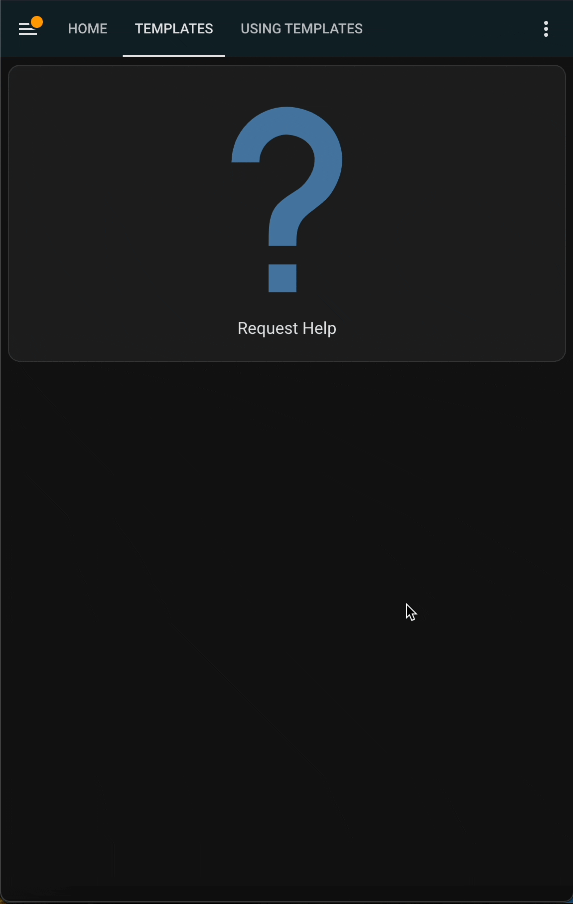 Converting a card into a template